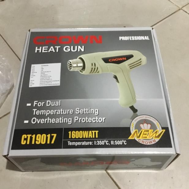 MÁY THỔI HƠI NÓNG CROWN CT19017