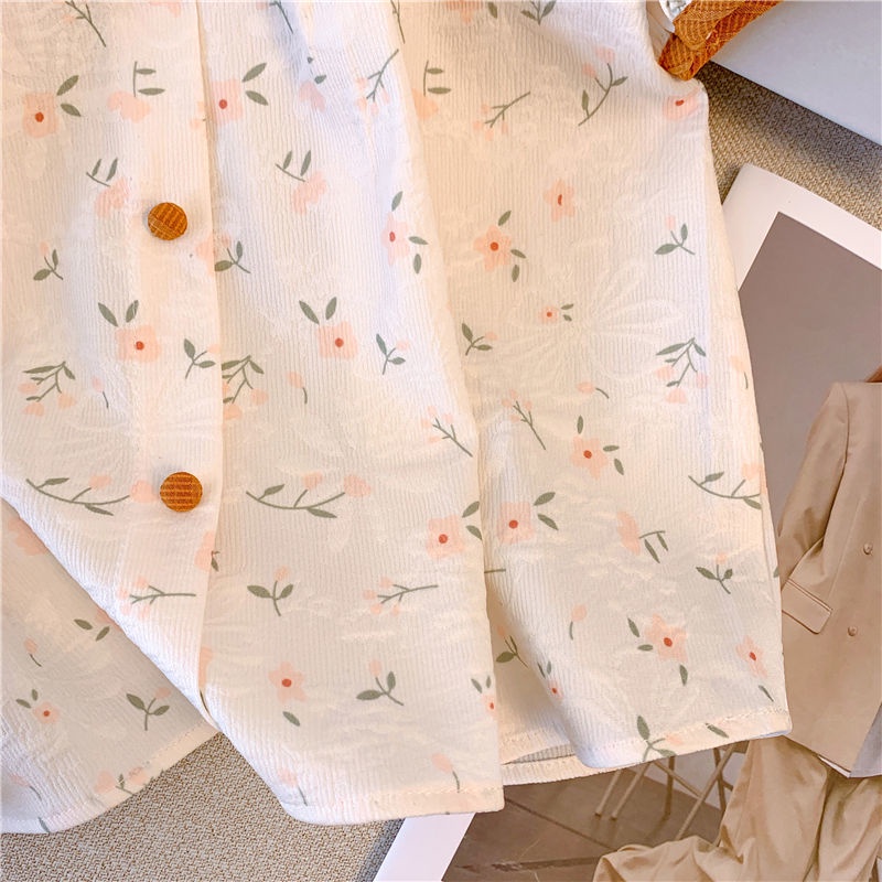 Áo Sơ Mi Ngắn Tay Cổ Búp Bê Phong Cách Trung Hoa Thời Trang Mùa Hè Mới