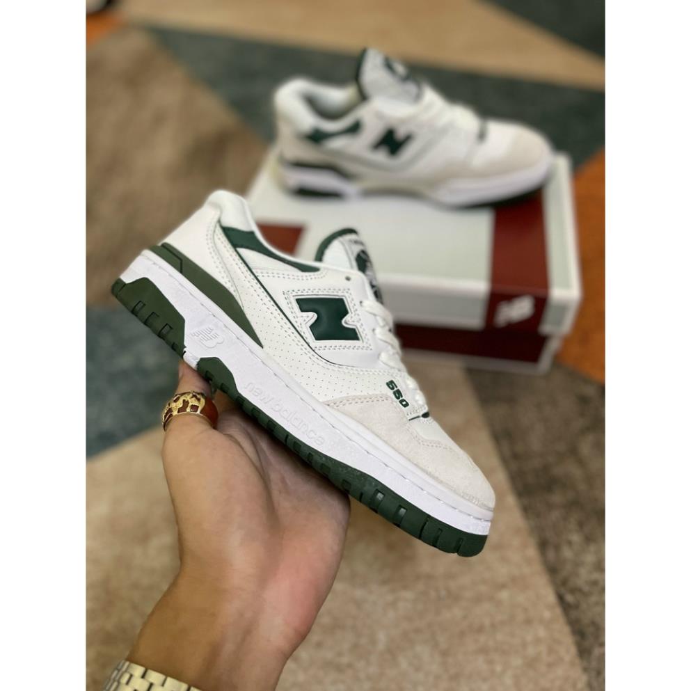 Giày n.𝐞.𝐰 𝐛.𝐚.𝐥𝐚.𝐧.𝐜𝐞 𝟓.𝟓𝟎 'White Green' B550, N.B550 xanh lá bản SC BẢN N.EW,N.b550 TRẮNG ,Xanh Lá , Xanh Biển