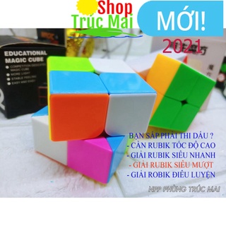 Rubik 2x2  Magic Cube Siêu trơn nhanh tốc độ cao Rubik 2 Tầng