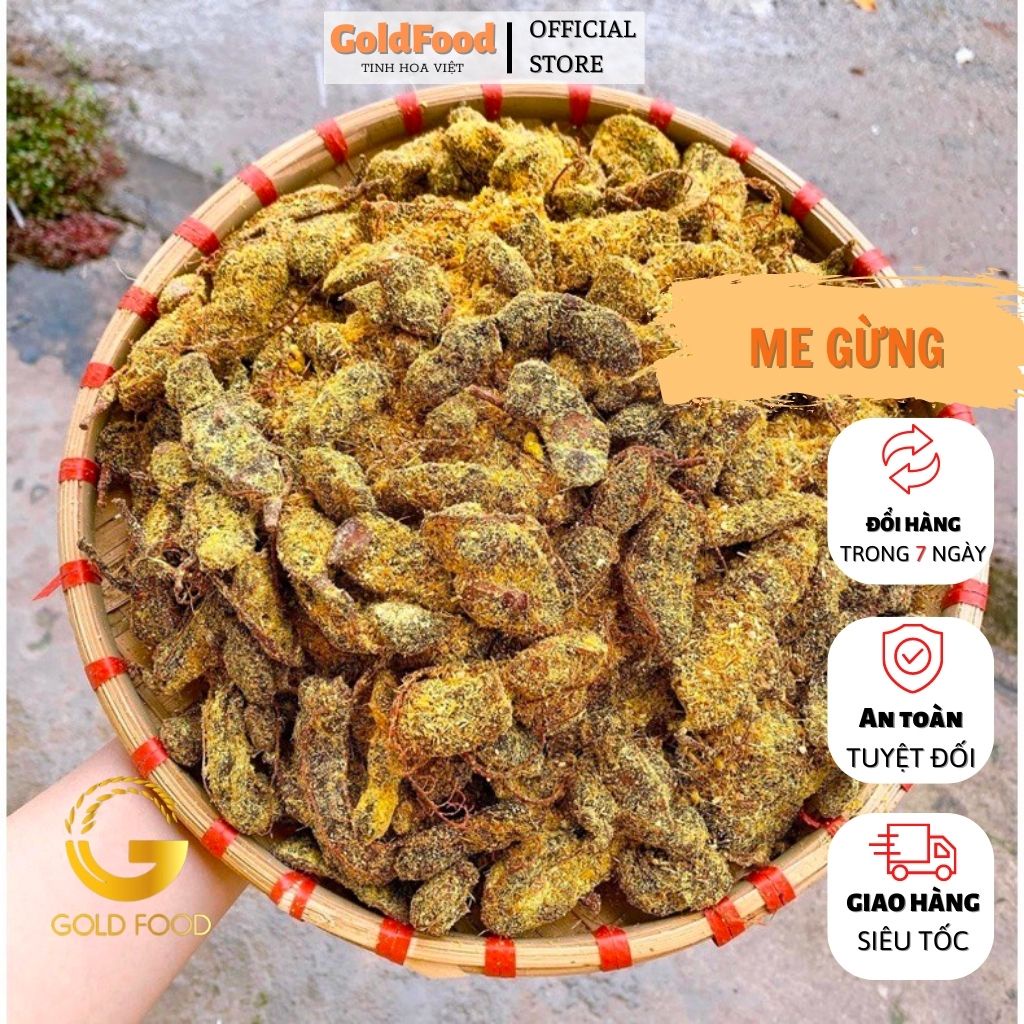 Ô mai me gừng chua ngọt nhà làm ăn là mê đặc sản Miền Bắc GoldFood Chính Hãng