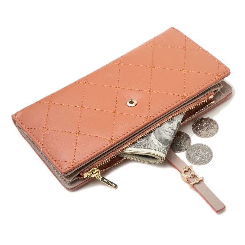 Ví Dài Nhiều Ngăn Đựng Thẻ Đa Năng Thời Trang Dành Cho Nữ