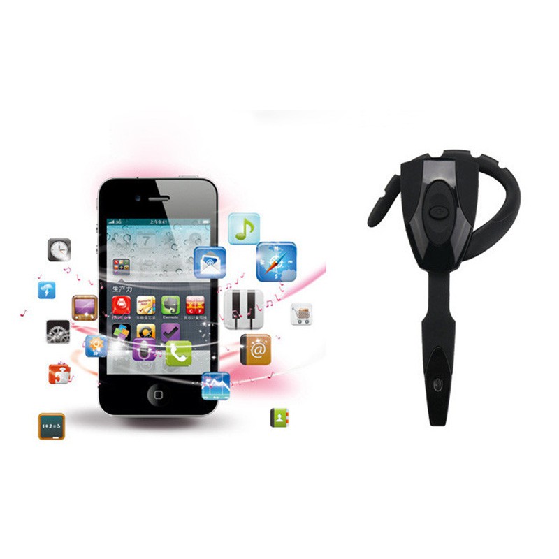 Tai nghe gaming Bluetooth 4.0 không dây cao cấp kèm 2 móc gắn tai và cáp USB