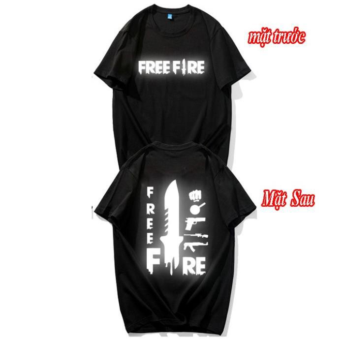 HÓT-  áo Free Fire, áo game Free Fire, áo phông phản quang Free Fire, áo thun - GIÁ SỈ / có size cho