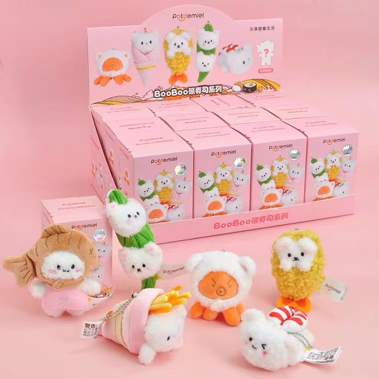 Móc Khóa Hình Gấu Nhồi Bông Dễ Thương