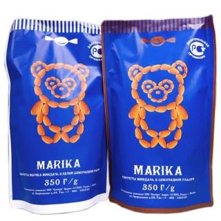 Kẹo socola Marika hạnh nhân Trắng/Đen của Nga Hộp 300gr