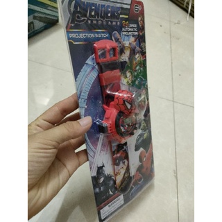 Đồng hồ siêu nhân nhện/chiếu đèn 3D cho bé