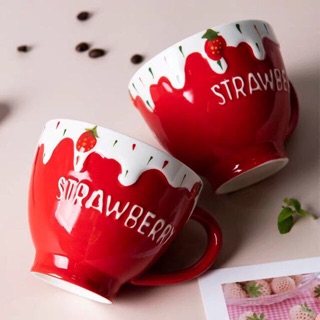 Tách/cốc dâu tây đáng yêu