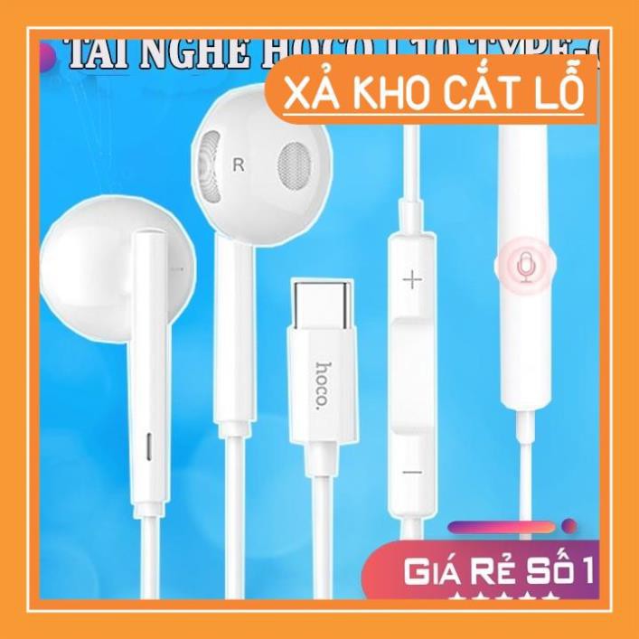 [FREESHIP] TAI NGHE CÓ DÂY HOCO L10 TYPE C CAO CẤP - CHẤT LƯỢNG ÂM THANH CỰC ĐÃ - PHỤ KIỆN CÔNG NGHỆ HÀ NỘI - 15004