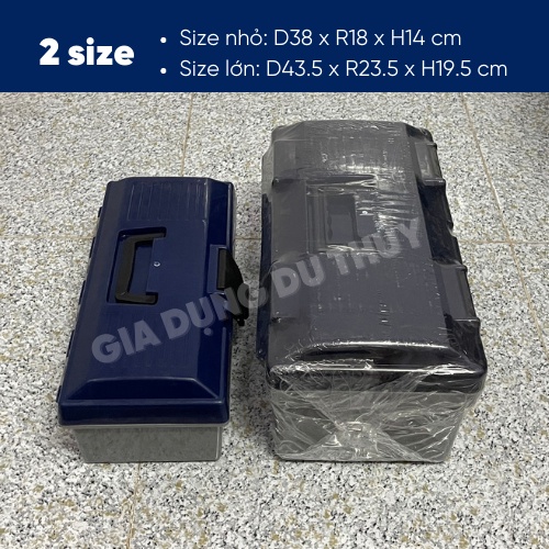 Hộp đựng dụng cụ linh kiện ốc vít, đựng đồ nghề đa năng 2 tầng tiện dụng của gia dụng Du Thủy