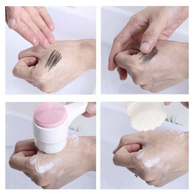 Cọ Rửa Mặt 2 Đầu Massage Siêu Mềm | BigBuy360 - bigbuy360.vn