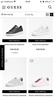 Giày Sneaker Guess Chính Hãng 💯%