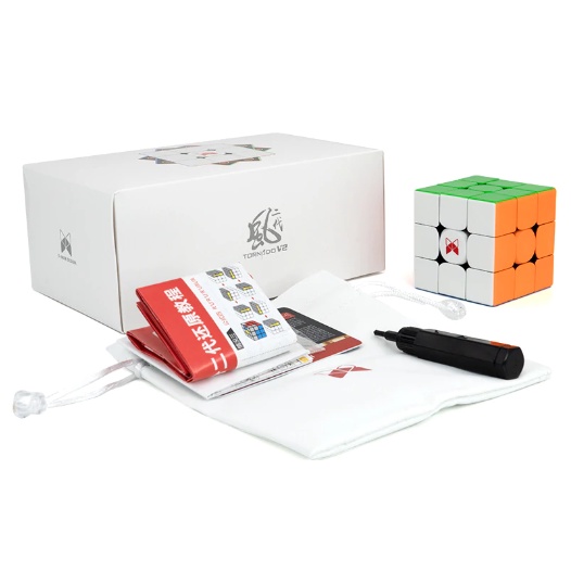 Rubik 3x3 QiYi X-Man Tornado V2 M 3x3x3 Có Nam Châm Flagship 2021