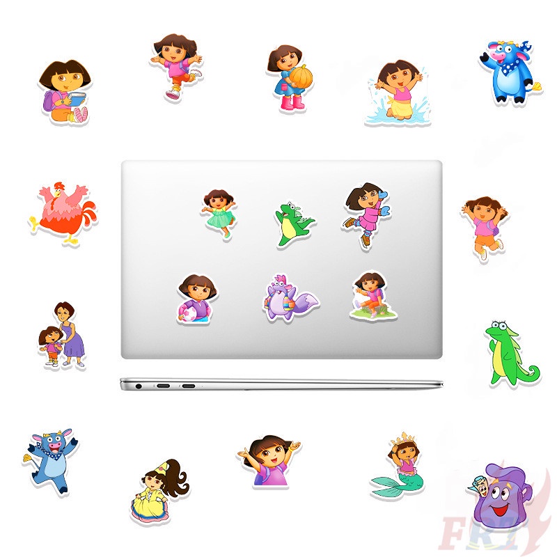 ❉ Hình Dán Dora The Explorer Series 01 ❉ Bộ 50 Miếng Dán Chống Thấm Nước Thời Trang