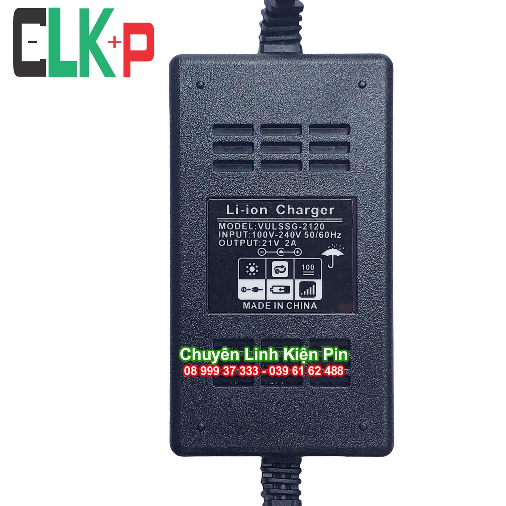 [ 2 dây ] Sạc Lion 5S 21v 2A tự ngắt khi đầy ( CLKP _40 )