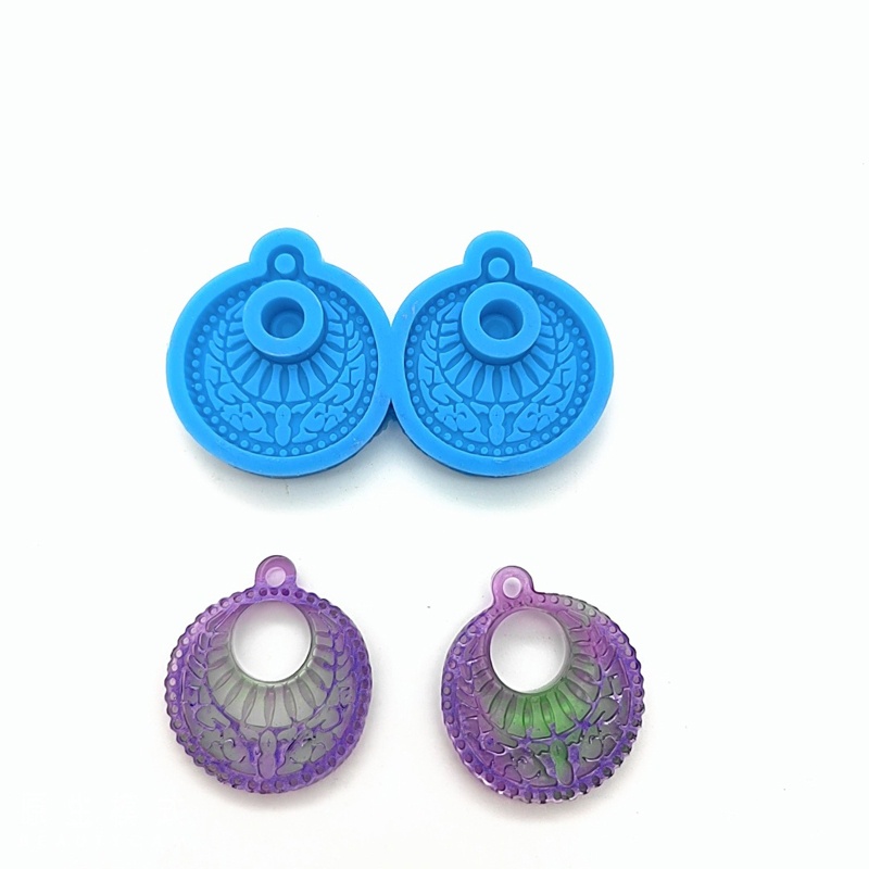 Khuôn Silicone Đổ Resin 7 Ngăn Hình Giọt Nước