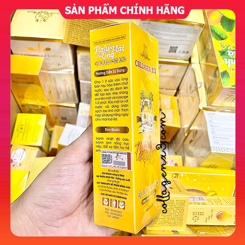 Kem Chống Nắng Collagen X3 và Sữa Rửa Mặt Nghệ Mật Ong Colagen X3 chính hãng Mỹ Phẩm Đông Anh