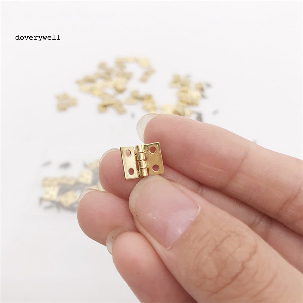 Bộ 48 bảng lề mini+12 ốc vít thủ công chất lượng