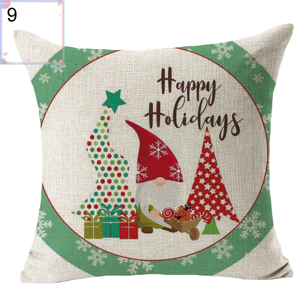 Vỏ gối họa tiết giáng sinh dễ thương bắt mắt sành điệu