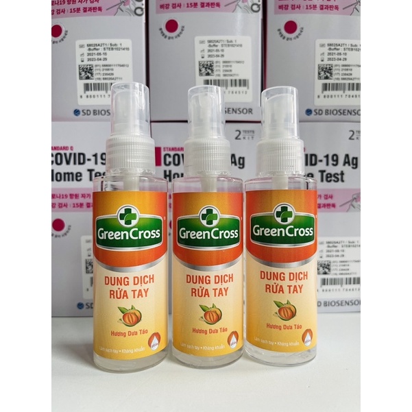 1 chai nước rửa tay khô diệt khuẩn GreenCross dạng xịt | BigBuy360 - bigbuy360.vn