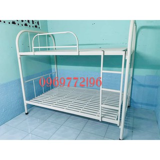 giường tầng tròn bo góc  ngang 1m x 2m ( hình thật)