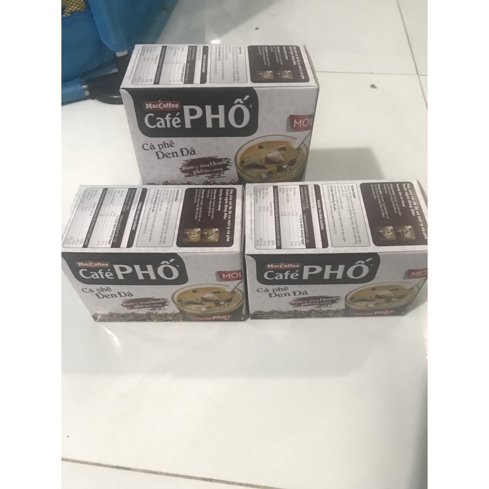 Cà Phê Đen Đá Hộp 10 gói (16gr)