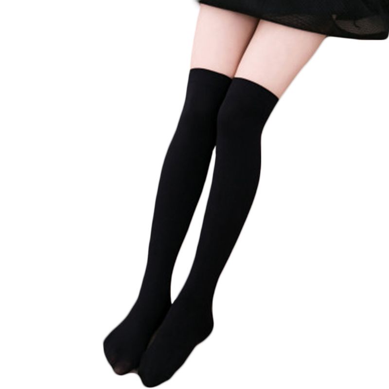 Vớ dài qua gối màu sắc kẹo ngọt thời trang mùa thu cho bé gái