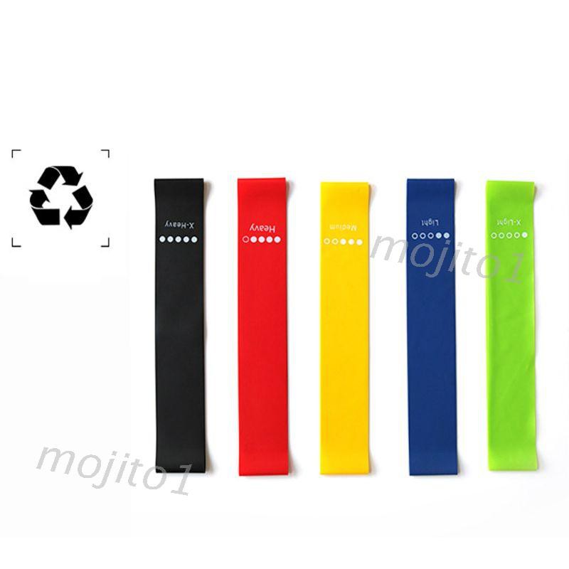 Mojito Set of 5 Resistance Loop Bands Assisted Pull Up Bands Chin Up Exercise Bands