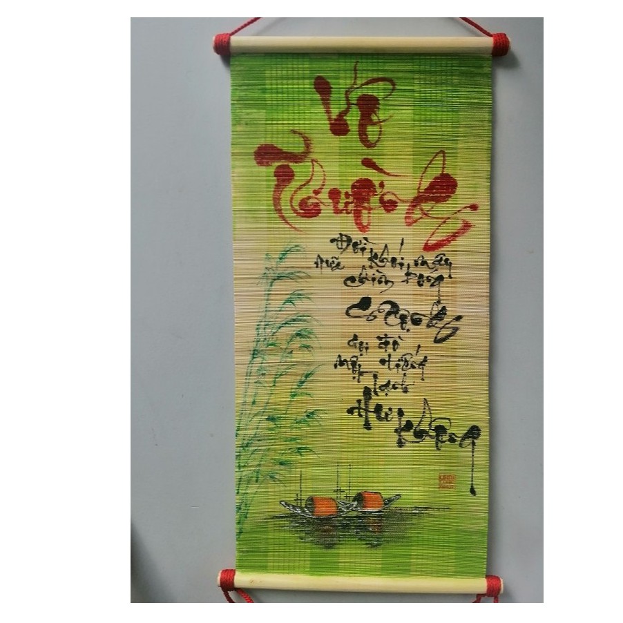 Mành thư pháp vẽ tay : VÔ THƯỜNG