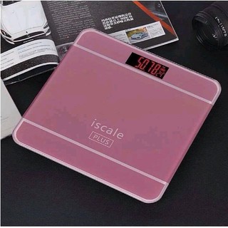 Cân Sức Khỏe Điện Tử Iscale Kèm 1 Thước Dây Đo Chiều Cao
