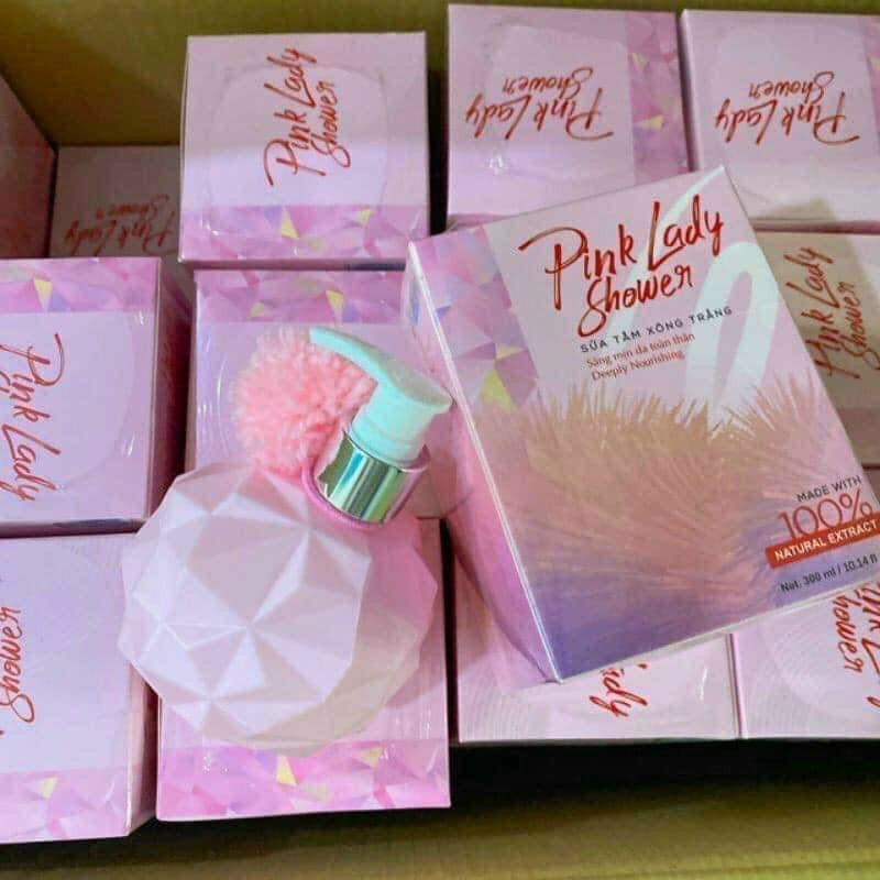 [ Rẻ Vô Địch ] Sữa Tắm Xông Trắng Pink Lady