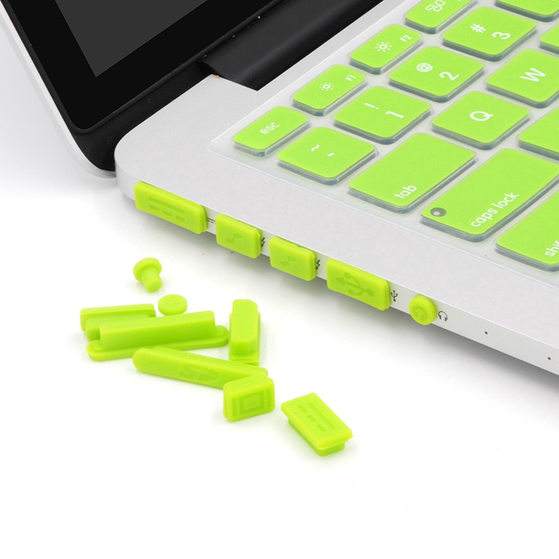 Bộ 16 Nút chống bụi bằng Silicone cho máy tính laptop / PC