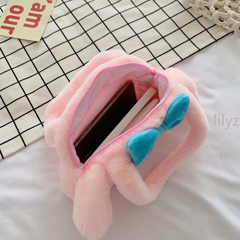 Túi Đeo Vai Hình Kuromi My Melody Cinnamoroll Sanrio Nhồi Bông Đáng Yêu Làm Quà Giáng Sinh