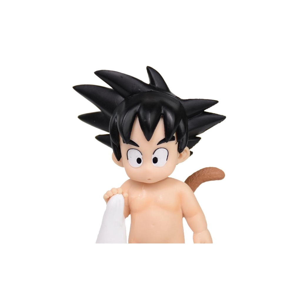 Mô hình Dragon Ball SonGoku đi tắm siêu dễ thương cao 11cm , figure 7 viên ngọc rồng sogoku , mô hình giá xưởng