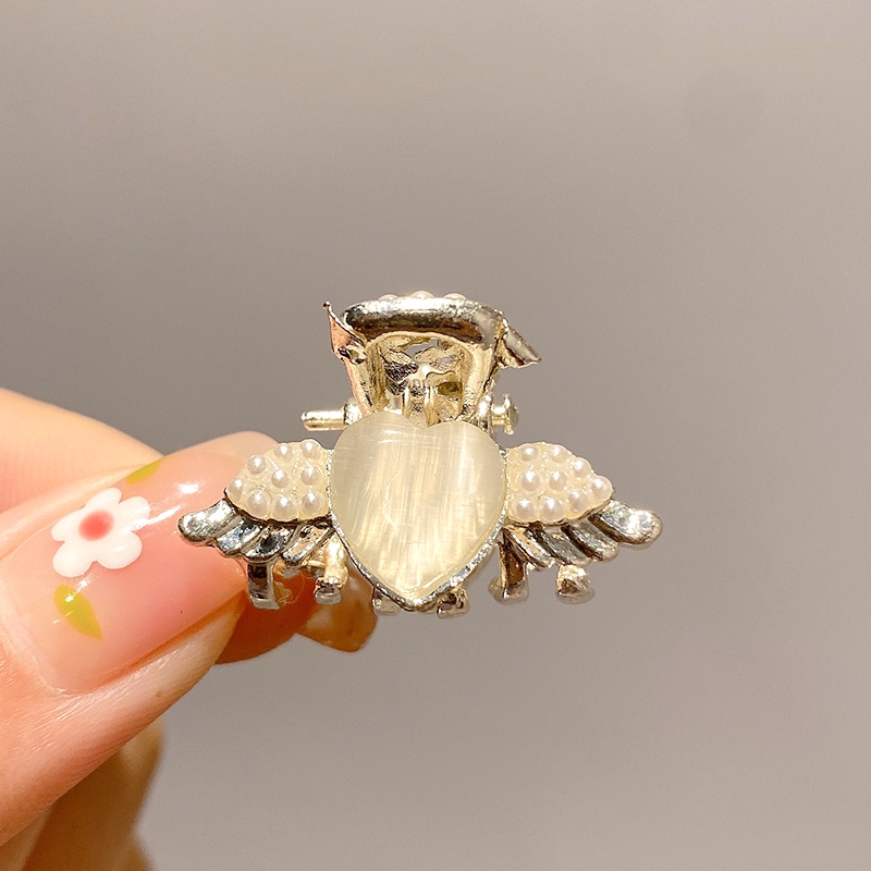 Kẹp Tóc Đính Đá Opal Phong Cách Hàn Quốc Thời Trang