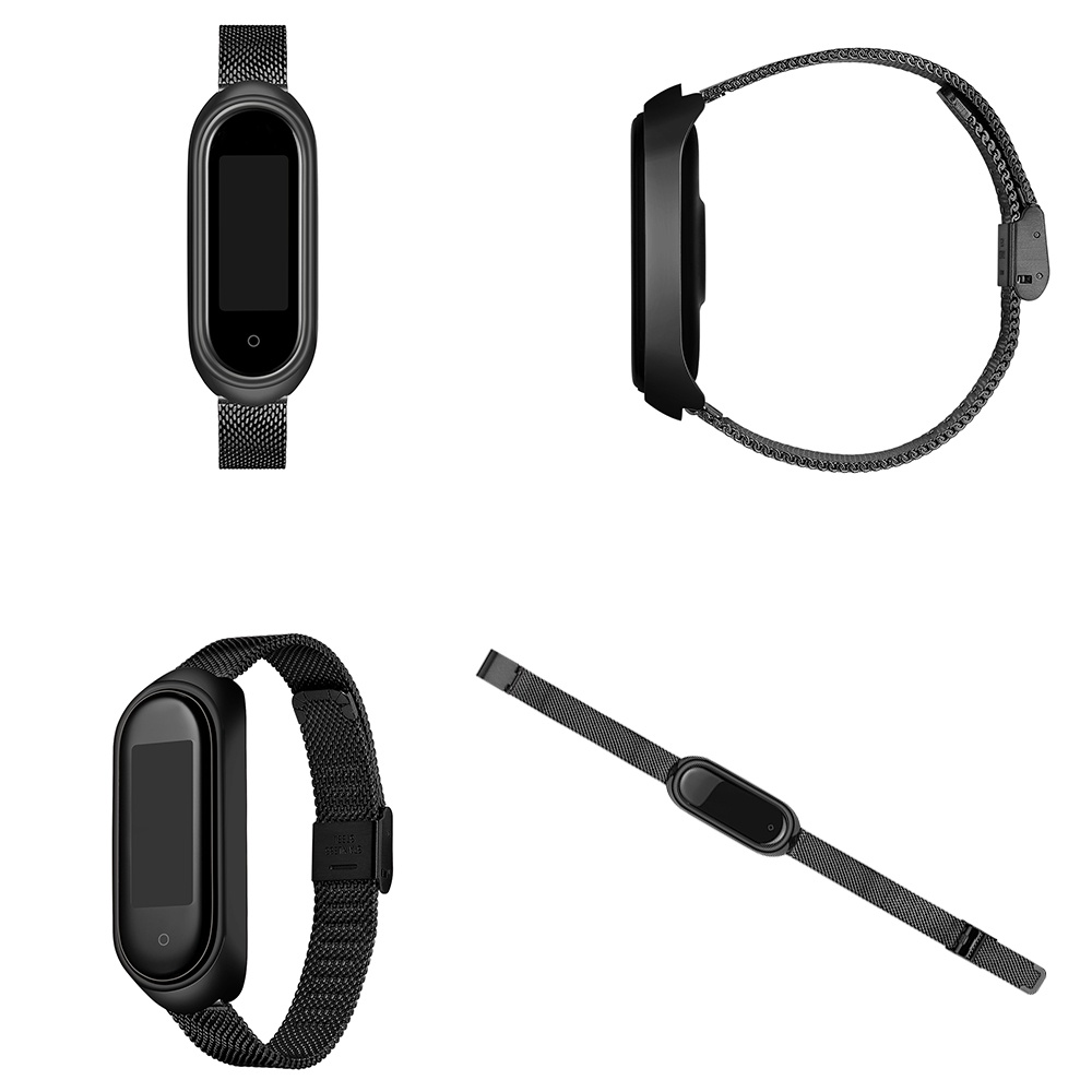 Dây Đeo Thay Thế Chất Liệu Kim Loại Không Gỉ Cho Xiaomi MI Band 7 6 5 4 3 MI Band 6 5