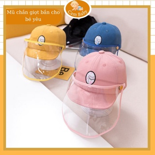 Mũ Chống Giọt Bắn, Mũ Lưỡi Trai Chống Dịch Cho Bé Từ 6 tháng-3 tuổi