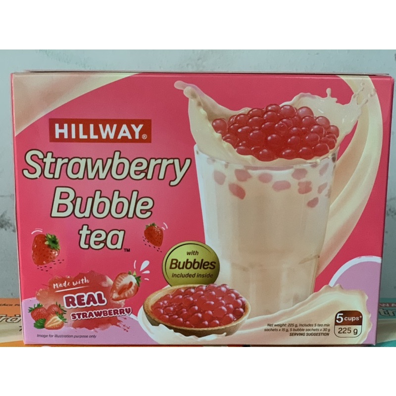 HỘP 5 GÓI TRÀ SỮA TRÂN CHÂU HILLWAY TIỆN LỢI