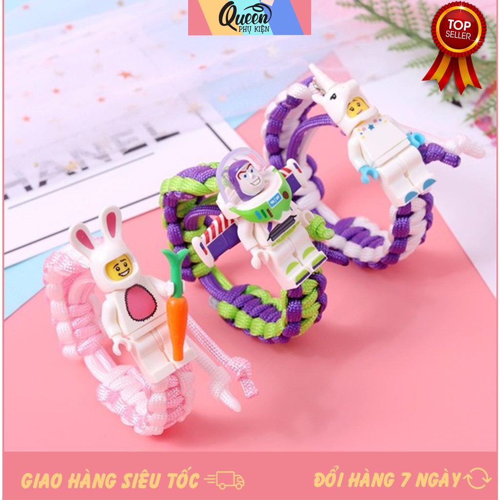 VÒNG TAY LEGO THỜI TRANG PARACORD NHIỀU MẪU CỰC HOT