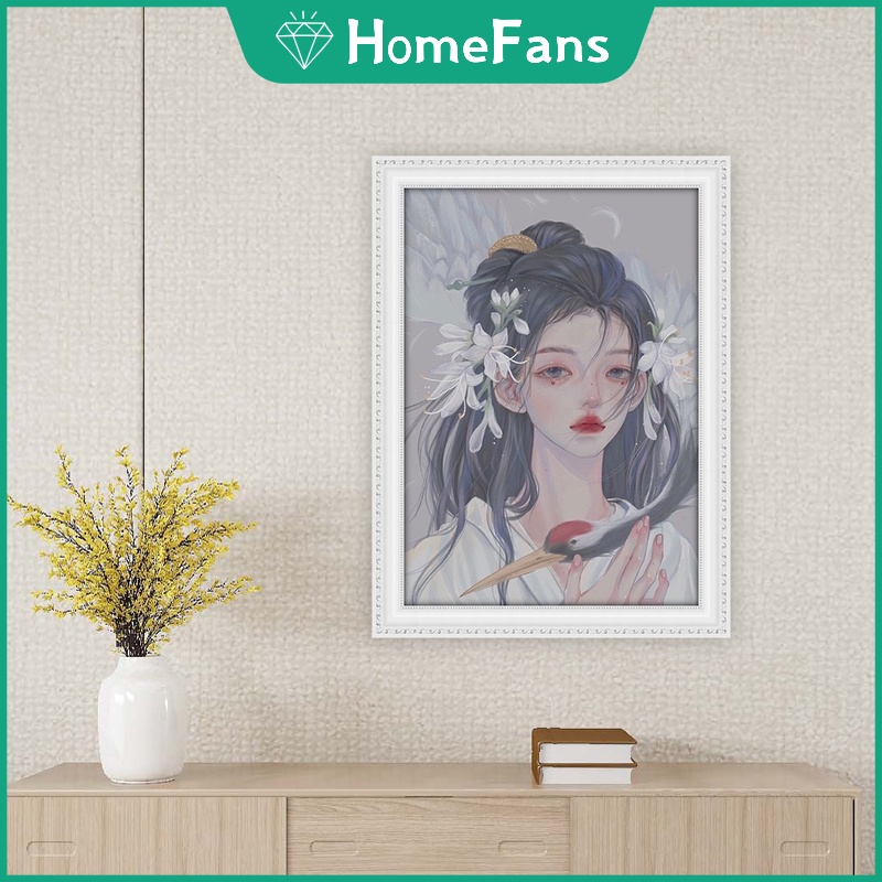 Bộ Tranh Đính Đá Tự Làm Trang Trí Nội Thất 30x40cm / 40x50cm