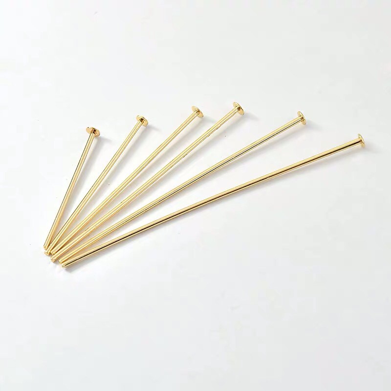 Đinh treo hạt mũ bẹt nhiều size làm handmade, DIY