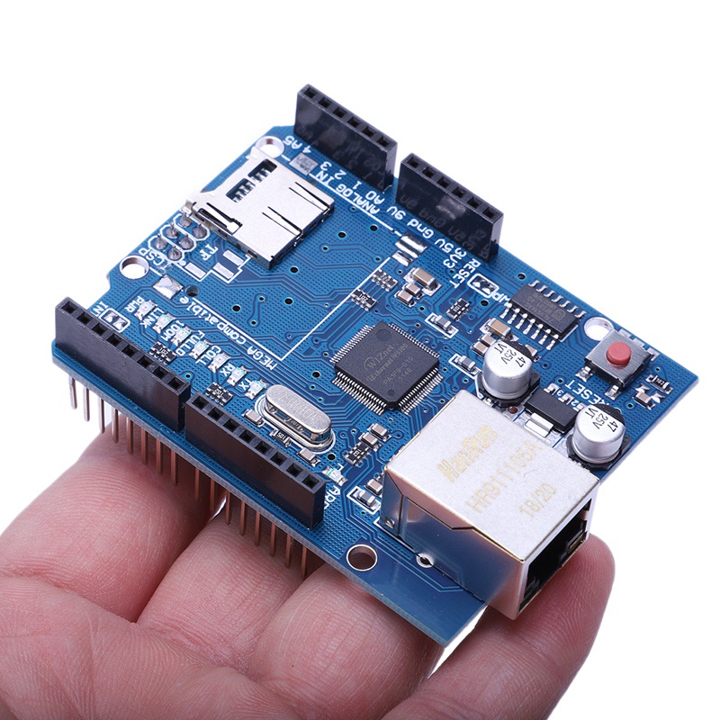 Bảng Mạch Ethernet Lan W5100 Cho Arduino Uno Mega 1280 2560