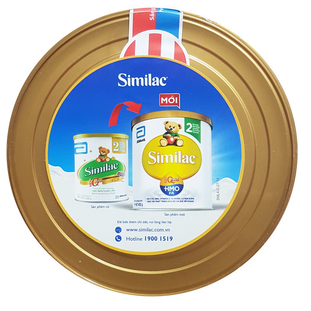 [LẺ GIÁ SỈ] Sữa Similac IQ Plus HMO số 2 900g Mẫu Mới Date 2020