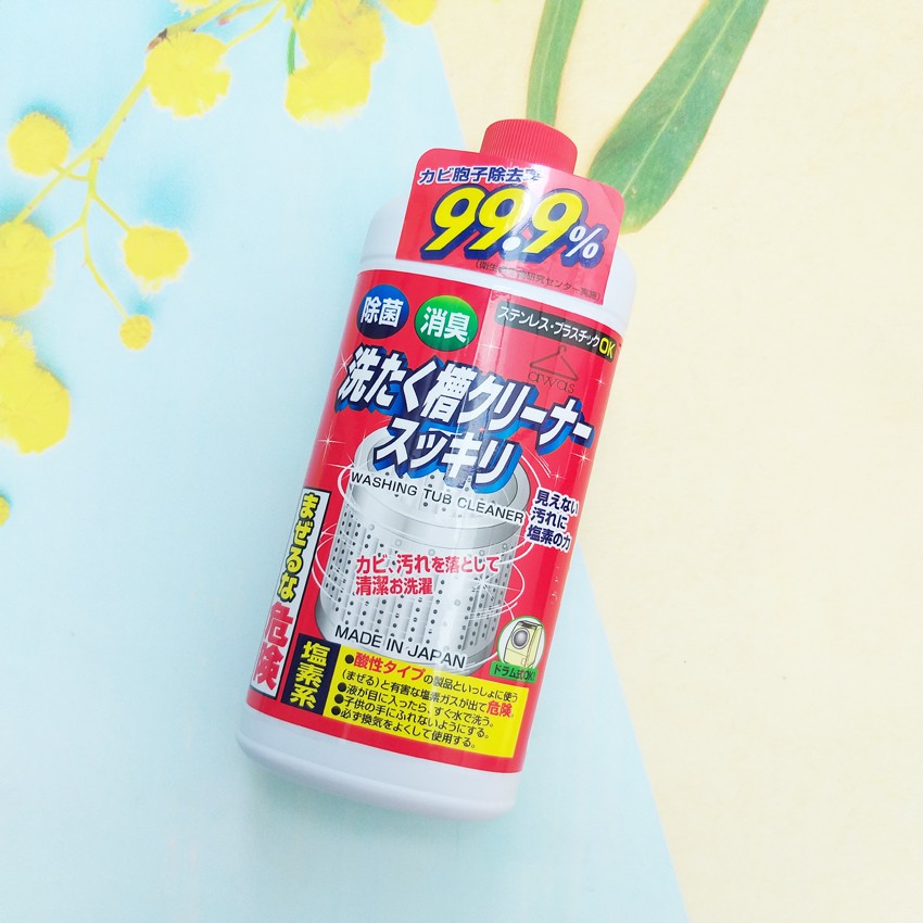 Chai nước tẩy vệ sinh lồng máy giặt 550g Rocket hàng Nhật thumbnail