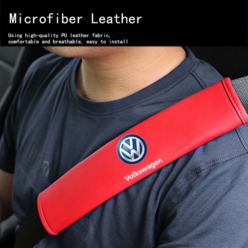 Vỏ Bọc Dây Đai An Toàn Cho Xe Hơi Volkswagen Golf Polo Jetta Beetle Passat Scirocco Tiguan Vento