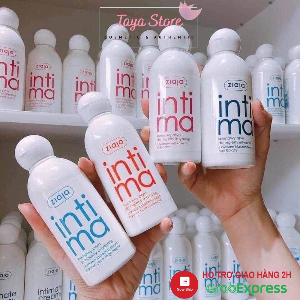 Dung dịch vệ sinh phụ nữ Intima Ziaja 200ml Ba Lan dưỡng ẩm, làm dịu nhẹ mẩn ngứa, kích ứng, phù hợp da nhạy cảm nhất