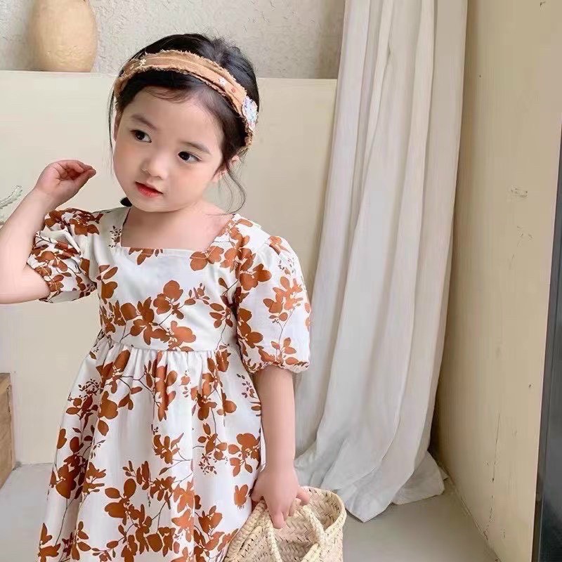 vải thô cotton cành hoa vintage nền trắng