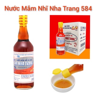 Nước Mắm Nha Trang 584 ❄️ FREESHIP ❄️ Nước Mắm Nhỉ 30° Đạm Nguyên Chất Cá Cơm