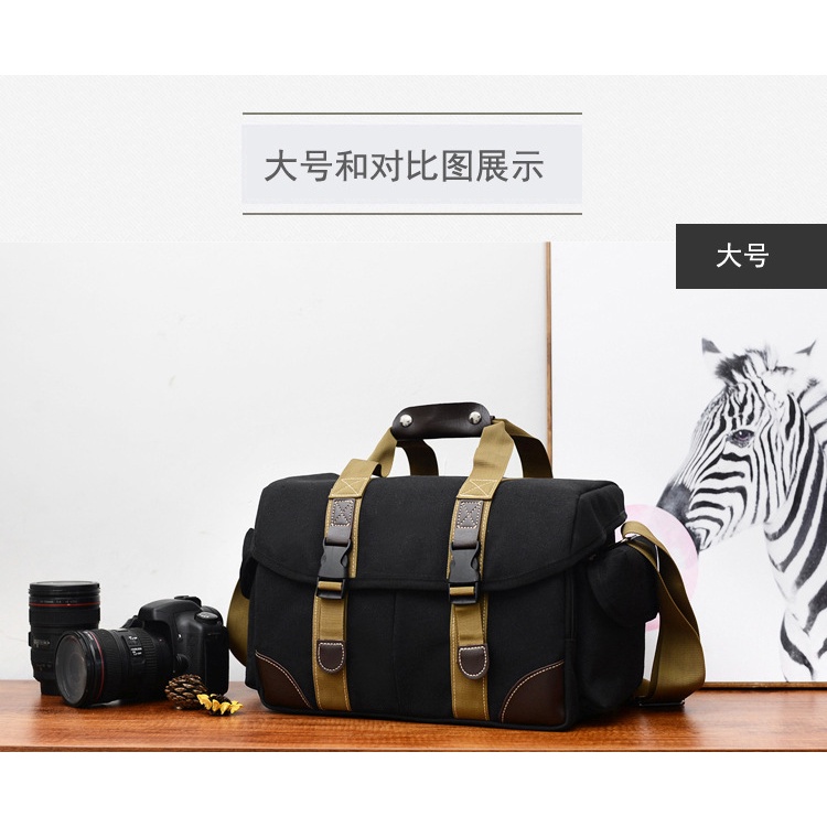 Túi Vải canvas Đựng Máy Ảnh canon Cỡ Lớn Tiện Dụng