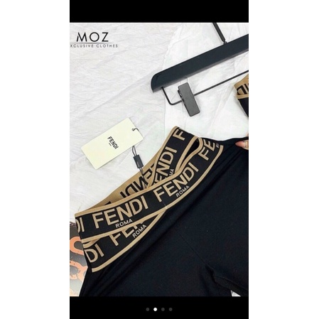 Quần legging cạp chữ Fendiii | BigBuy360 - bigbuy360.vn